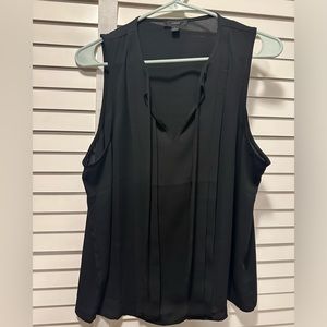 J. Crew Pleated V-Neck Blouse